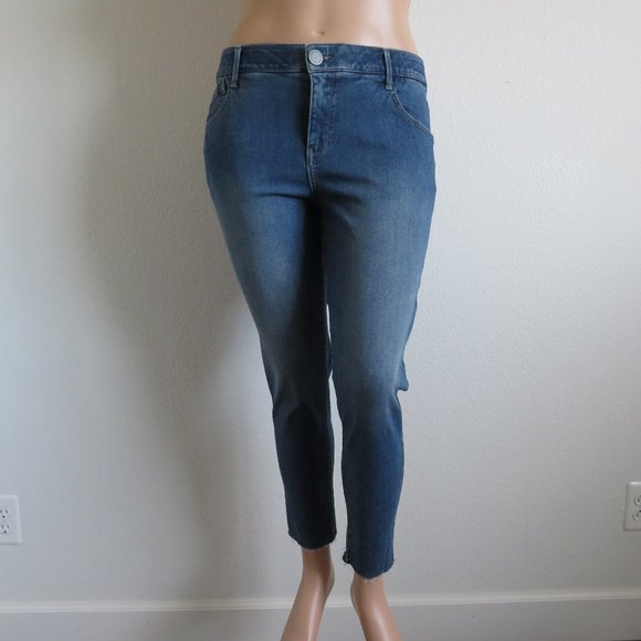 WIT & WISDOM Jeans Womens Skinny Tummy Control No Gap Elastic Waistband 18W NWOT - Picture 3 of 4